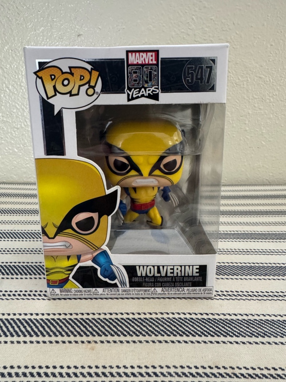 Marvel Wolverine POP! Vinyl Figure - Yellow, Blue & Red Accents